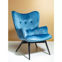 Sale Sessel Black Vicky Velvet Petrol Sessel