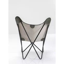 Clearance Sessel California Leder Khaki Sessel