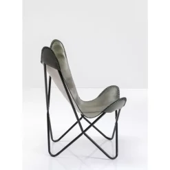 Clearance Sessel California Leder Khaki Sessel