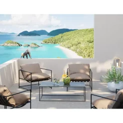 Discount Sessel Cuby Garden Grau Outdoormöbel