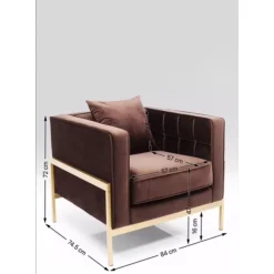 Hot Sessel Loft Braun Sessel