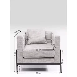 Clearance Sessel Loft Salt & Pepper Sessel