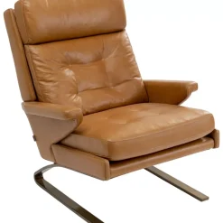 Clearance Sessel Mit Hocker Breno Braun Sessel