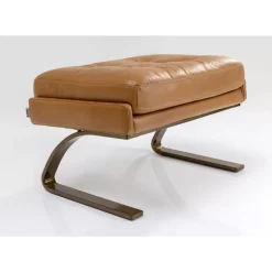 Clearance Sessel Mit Hocker Breno Braun Sessel