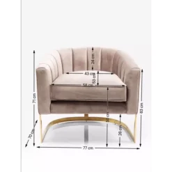 Best Sessel Pure Elegance Beige Sessel