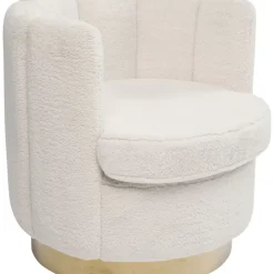 Sessel Silhouette Fur Weiss Sessel