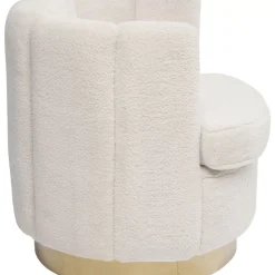 Sessel Silhouette Fur Weiss Sessel