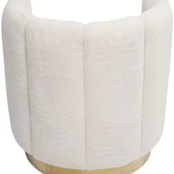 Sessel Silhouette Fur Weiss Sessel