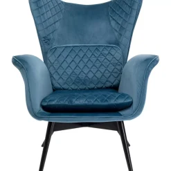 Hot Sessel Tudor Velvet Petrol Sessel