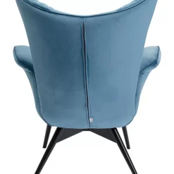 Hot Sessel Tudor Velvet Petrol Sessel