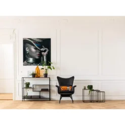 New Sessel Tudor Velvet Schwarz Sessel