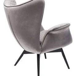 Hot Sessel Tudor Velvet Silbergrau Sessel