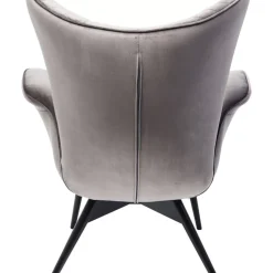 Hot Sessel Tudor Velvet Silbergrau Sessel