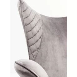 Hot Sessel Tudor Velvet Silbergrau Sessel