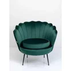 New Sessel Water Lily Black Dunkelgrun Sessel