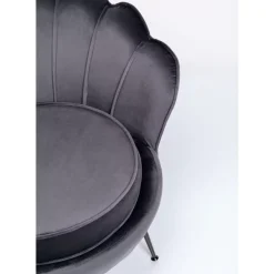 Outlet Sessel Water Lily Black Grau Sessel