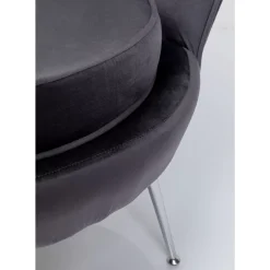 Hot Sessel Water Lily Chrom Grau Sessel