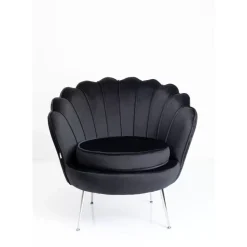 New Sessel Water Lily Chrom Schwarz Sessel