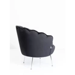 New Sessel Water Lily Chrom Schwarz Sessel