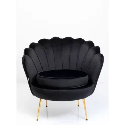 Hot Sessel Water Lily Gold Schwarz Sessel