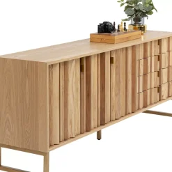 Online Sideboard Concertina Natur 186X74Cm Kommoden & Sideboards