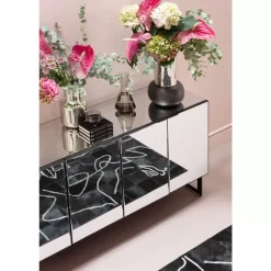 Best Sideboard Soran Schwarz 160X45Cm Kommoden & Sideboards