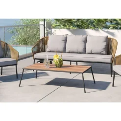 Outlet Sitzgruppe Elba (4-Tlg.) Outdoormöbel