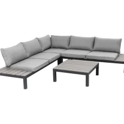 Best Sitzgruppe Holiday Schwarz (4-Tlg.) Outdoormöbel