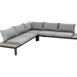 Best Sitzgruppe Holiday Schwarz (4-Tlg.) Outdoormöbel