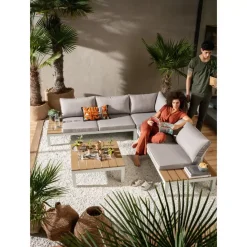 Online Sitzgruppe Holiday Weiss (4-Tlg.) Outdoormöbel