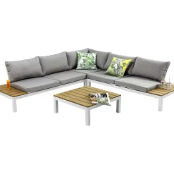 Online Sitzgruppe Holiday Weiss (4-Tlg.) Outdoormöbel