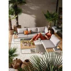 Online Sitzgruppe Holiday Weiss (4-Tlg.) Outdoormöbel