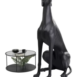 Skulptur Greyhound Oskar Schwarz 180Cm Deko & Geschenkartikel