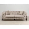 Clearance Sofa Bellissima 2-Sitzer Velvet Beige 200Cm Sofas & Couches
