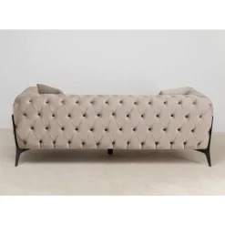 Clearance Sofa Bellissima 2-Sitzer Velvet Beige 200Cm Sofas & Couches