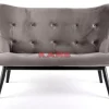 Sale Sofa Black Vicky 2-Sitzer Velvet Grau Sofas & Couches