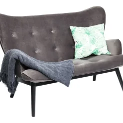 Sale Sofa Black Vicky 2-Sitzer Velvet Grau Sofas & Couches