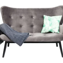 Sale Sofa Black Vicky 2-Sitzer Velvet Grau Sofas & Couches
