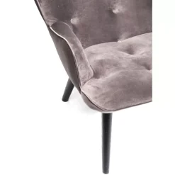 Sale Sofa Black Vicky 2-Sitzer Velvet Grau Sofas & Couches