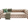 Best Sofa Desire 3-Sitzer Velvet Ecru Sofas & Couches