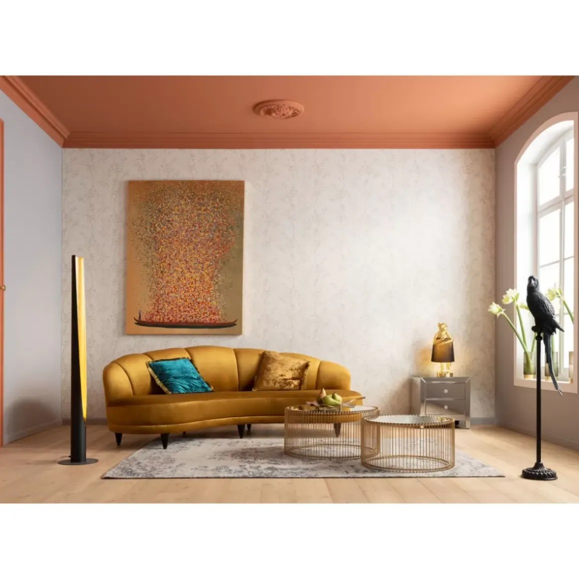 Online Sofa Dschinn 3-Sitzer Amber 233Cm Sofas & Couches
