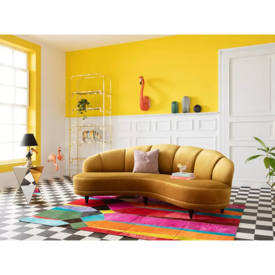 Online Sofa Dschinn 3-Sitzer Amber 233Cm Sofas & Couches