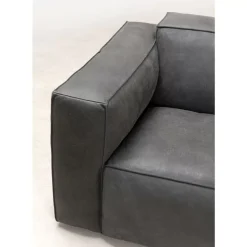 New Sofa Henry 3-Sitzer Leder Grau Sofas & Couches