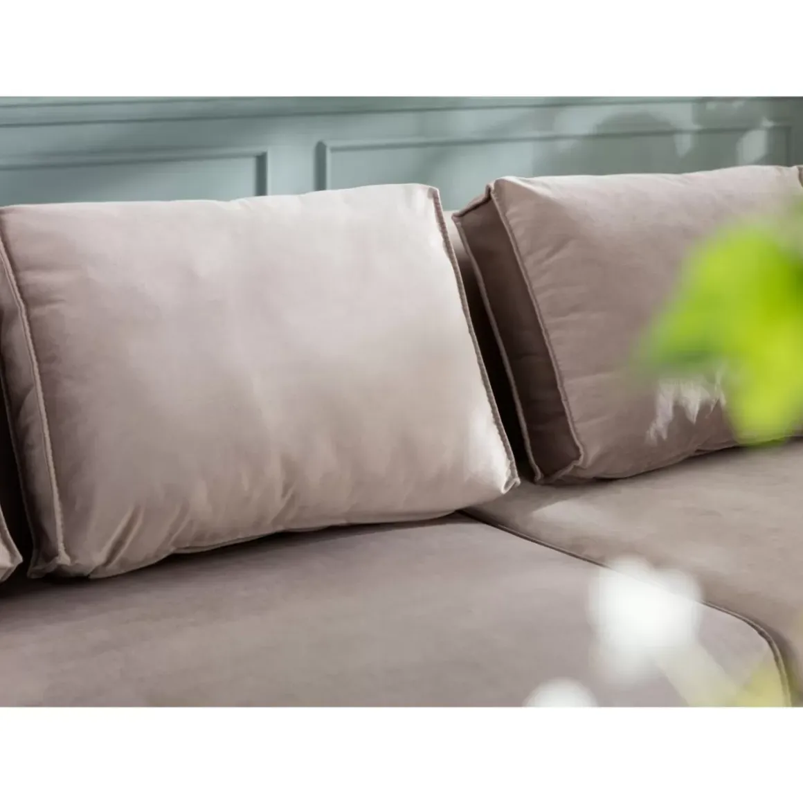 New Sofa Infinity Velvet Taupe Links Sofas & Couches
