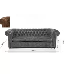 Online Sofa Oxford 3-Sitzer Vintage Smart Sofas & Couches