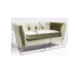 Online Sofa Rimini 2-Sitzer Grun Sofas & Couches