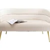 Sale Sofa Sandwich 2-Sitzer Creme 125Cm Sofas & Couches