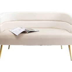Sale Sofa Sandwich 2-Sitzer Creme 125Cm Sofas & Couches