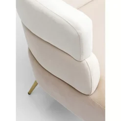Sale Sofa Sandwich 2-Sitzer Creme 125Cm Sofas & Couches