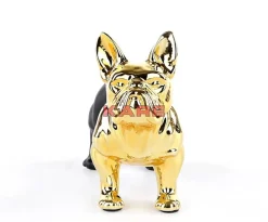 Discount Spardose Bulldog Gold-Schwarz Deko & Geschenkartikel
